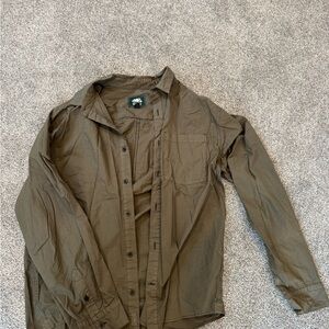 Roots Men's Brown Dress Shirt